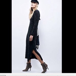 Free people sweater dress Maxi